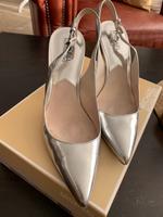 1 paar Original Michael Kors High Heels  Gr. 39 / silberfarben Sachsen-Anhalt - Halle Vorschau