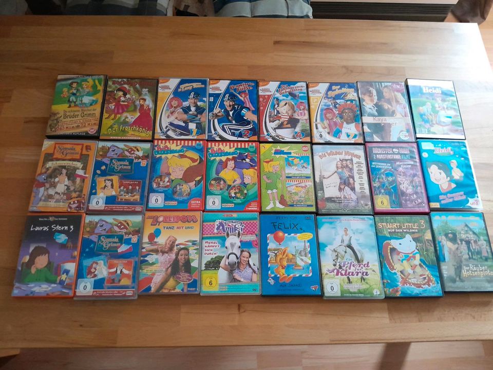 DVD z.B Lazy Town,Simsala Grimm,Bibi Blocksberg in Gleichen