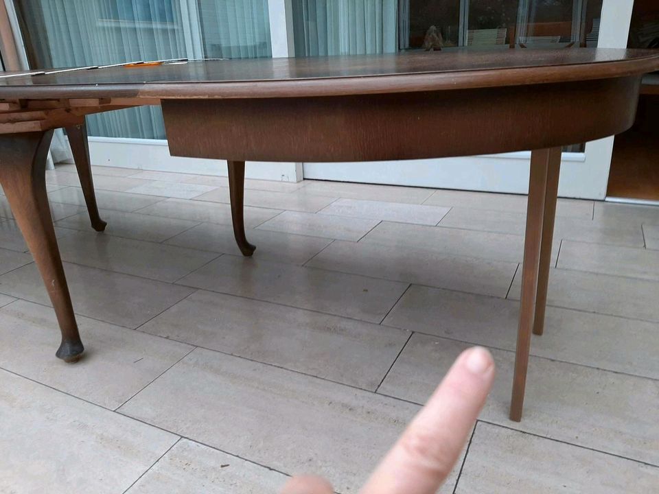 Holztisch_von 1,95m bis zu 4,65m erweiterbar in Langenhagen