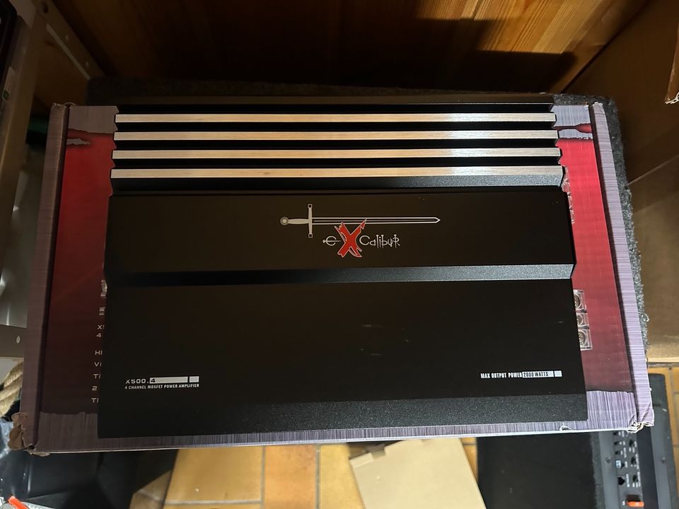 Excalibur x500.4 Endstufe 4 Kanal in Willich