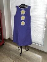 ♥️ Gr. 128 Mini Boden Kleid 7-8 Jahre Retro Blumen♥️lila Baden-Württemberg - Oberteuringen Vorschau