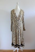 H&M Boho Midi Kleid Animal Snake Schlange Print beige schwarz 36 Neuhausen-Nymphenburg - Neuhausen Vorschau