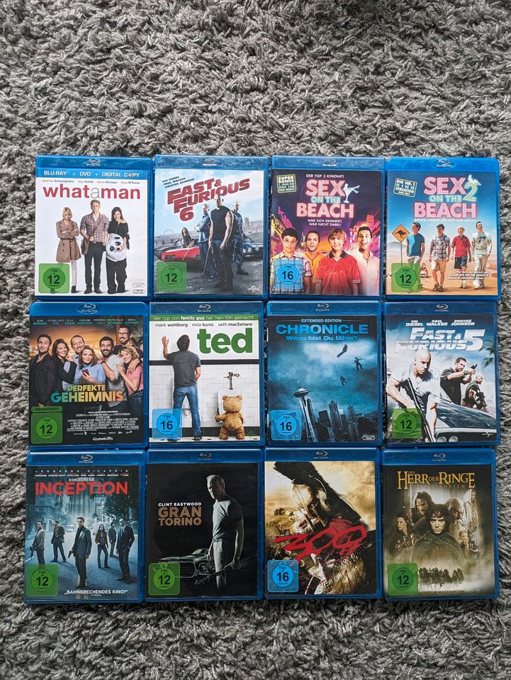 Blu-ray Filme Sammlung in Hessisch Oldendorf