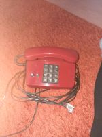 Telefon Tastentelefon rot Retro Vintage Oldschool Dresden - Pieschen Vorschau