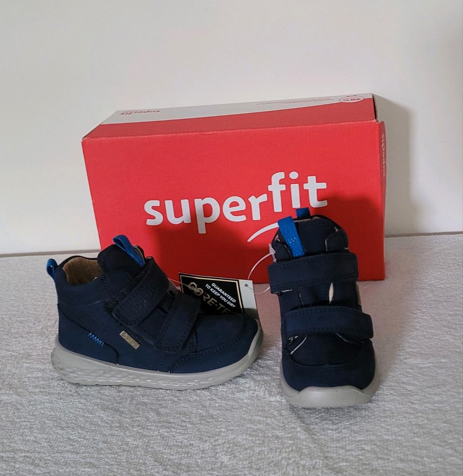 NEU Superfit Sneaker 22 Breeze Jungen Schuhe blau GoreTex Boots in Berlin