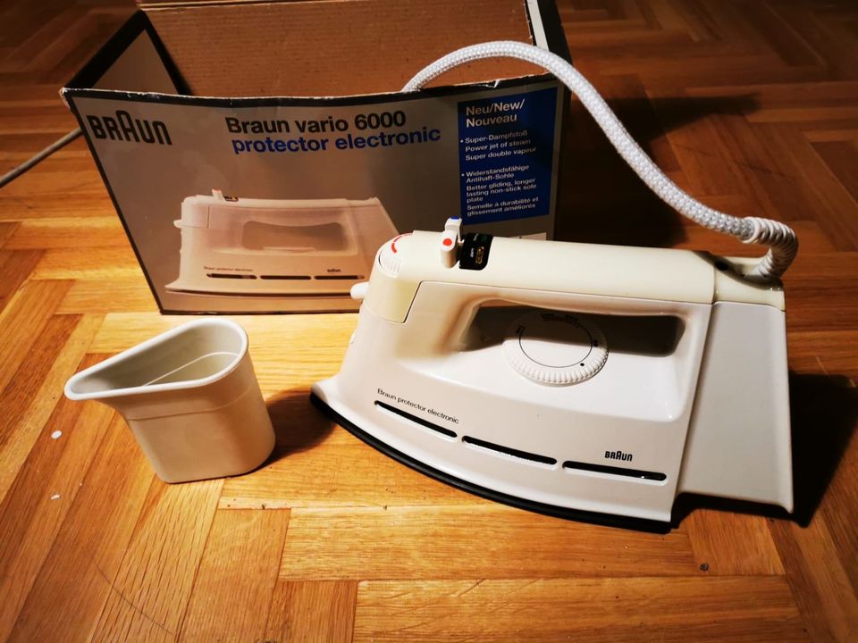 Dampfbügeleisen Braun Vario 6000 / Braun protector electronic in Kr.  München - Grünwald | Haushaltskleingeräte gebraucht kaufen | eBay  Kleinanzeigen ist jetzt Kleinanzeigen