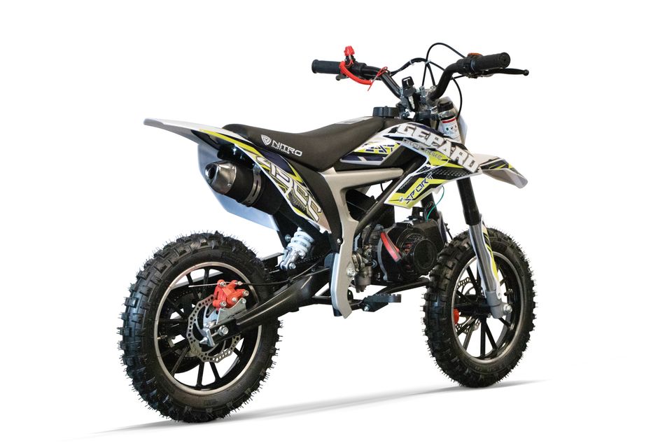 49cc Dirtbike Gepard Deluxe Sport Pocketbike Crossbike Kinderbike in Gelsenkirchen