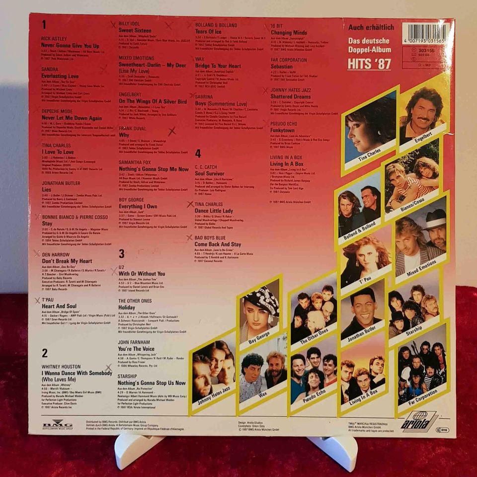 Hits '87 - Das Internationale Doppelalbum (Vinyl | Schallplatte) in Steinborn