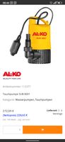 Tauch Schmutzwasser Pumpe Alko NP 270 Bayern - Aichach Vorschau