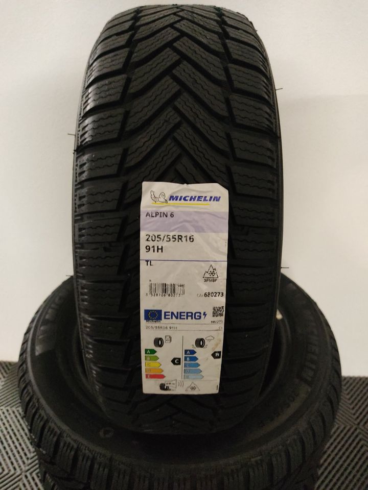 Winterreifen MICHELIN ALPIN 6 205/55 R16 91 H - C, B, 1, 69dB in Neu Ulm