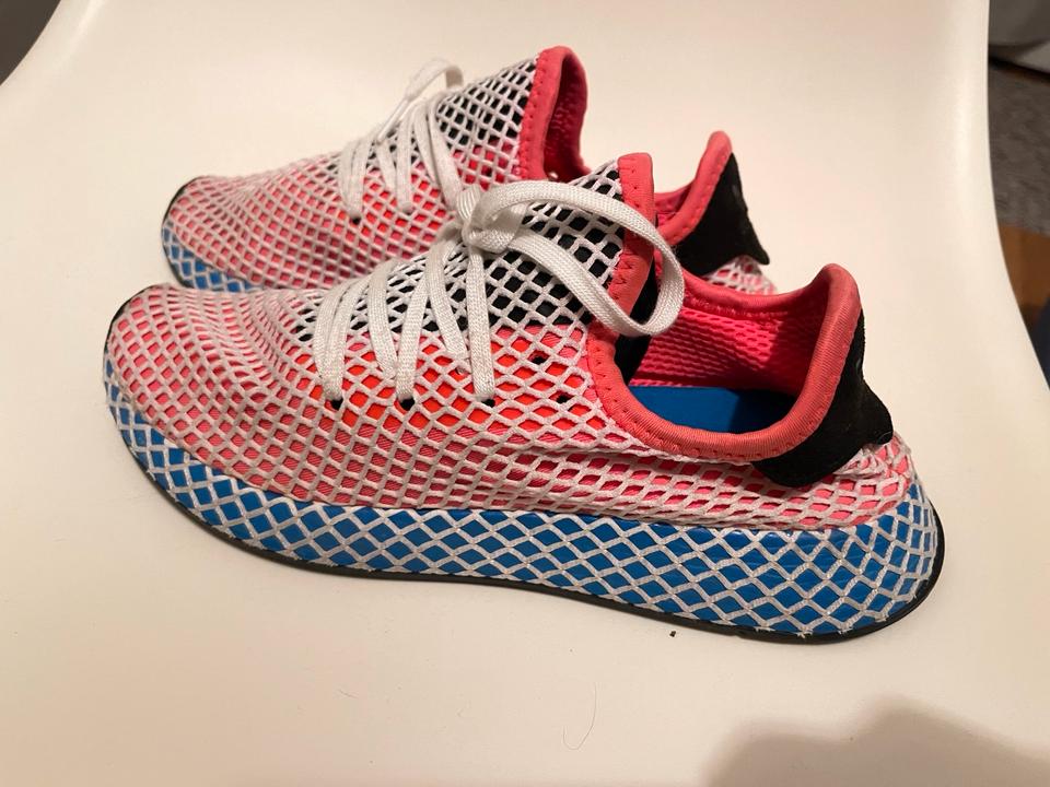 ADIDAS Deeruped Netz blau orange 39 Sneaker CQ 2634 red Blues