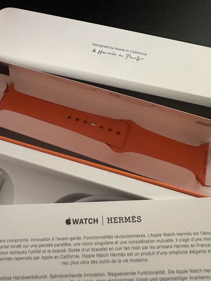 Apple Watch Hermes Orange Armband neu und original in Osterburken