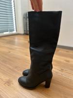 Damen Absatz Stiefel Schuhe Lederstiefel Absatzstiefel schwarz 40 Bayern - Amberg Vorschau