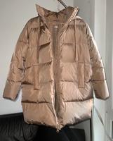 ZARA Daunenjacke Puffer oversize Winterjacke beige braun XS 34 Bonn - Kessenich Vorschau