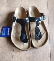 Birkenstock Gizeh schwarz Lack Größe 37 NEU Kr. Dachau - Dachau Vorschau