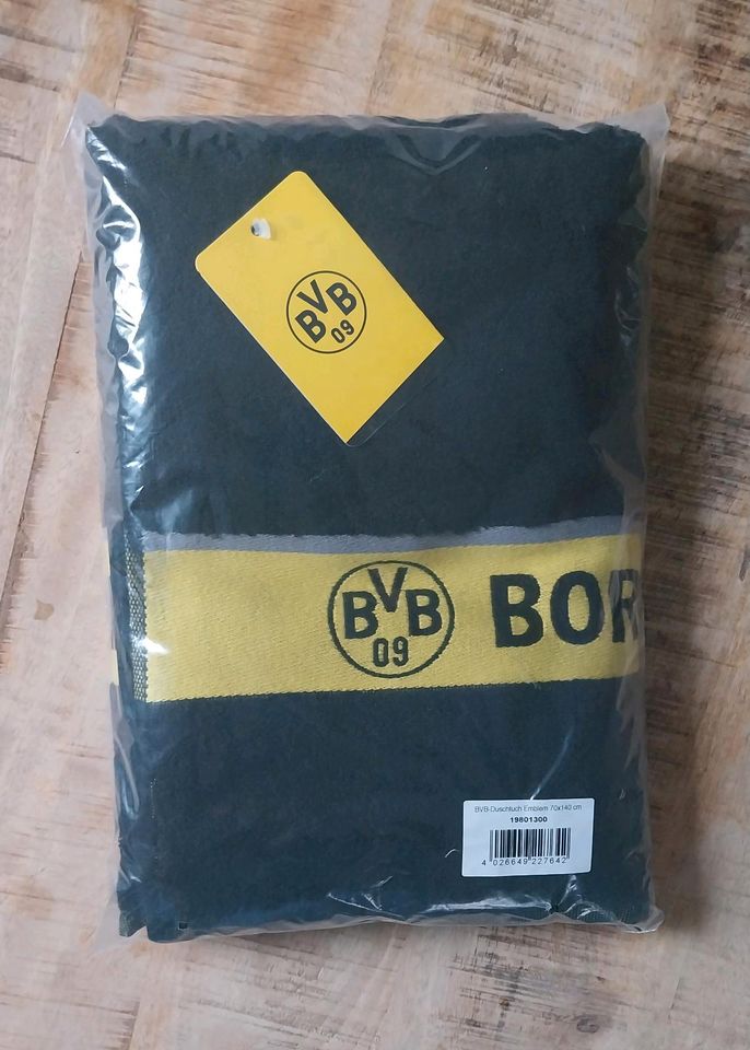 Neues BVB Duschhandtuch 70x140cm in Grüna (Sachsen)