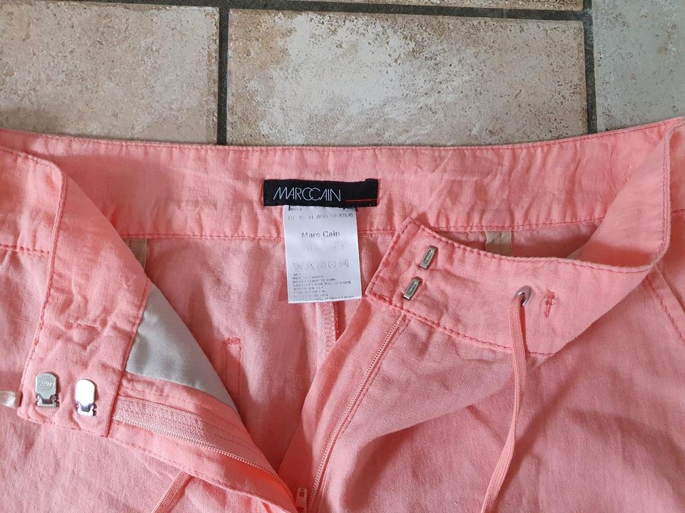 Weite Marc Cain hose Gr 2 Sommerhose leinenhose  shirt 38 in Düsseldorf