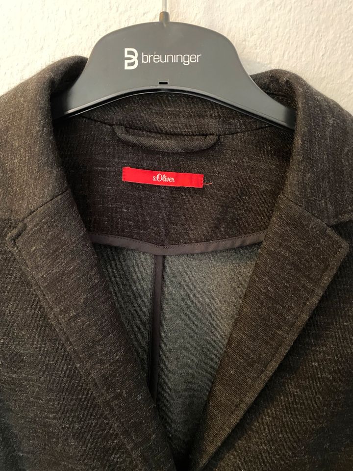 Blazer, Jacke von s.Oliver dunkelgrau Größe 42 in Bobingen