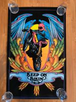 Biker Poster Velva Print Samtposter Schwarzlicht 70er Hessen - Rodenbach Vorschau