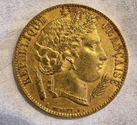 GOLDMÜNZE 20 Francs FRANKREICH CERES 1950 A Wandsbek - Hamburg Dulsberg Vorschau