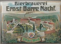 Blechschild Bierbrauerei Ernst Barre Nachf. Mai-Bock Bayern - Wilhelmsthal Vorschau