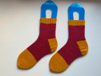 Selbstgestrickte Wollsocken Gr. 38-39 Sockenwolle mit Seide Bayern - Kitzingen Vorschau