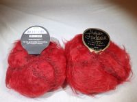 Wolle Mohair "Fantasia" in rot Bayern - Goldbach Vorschau