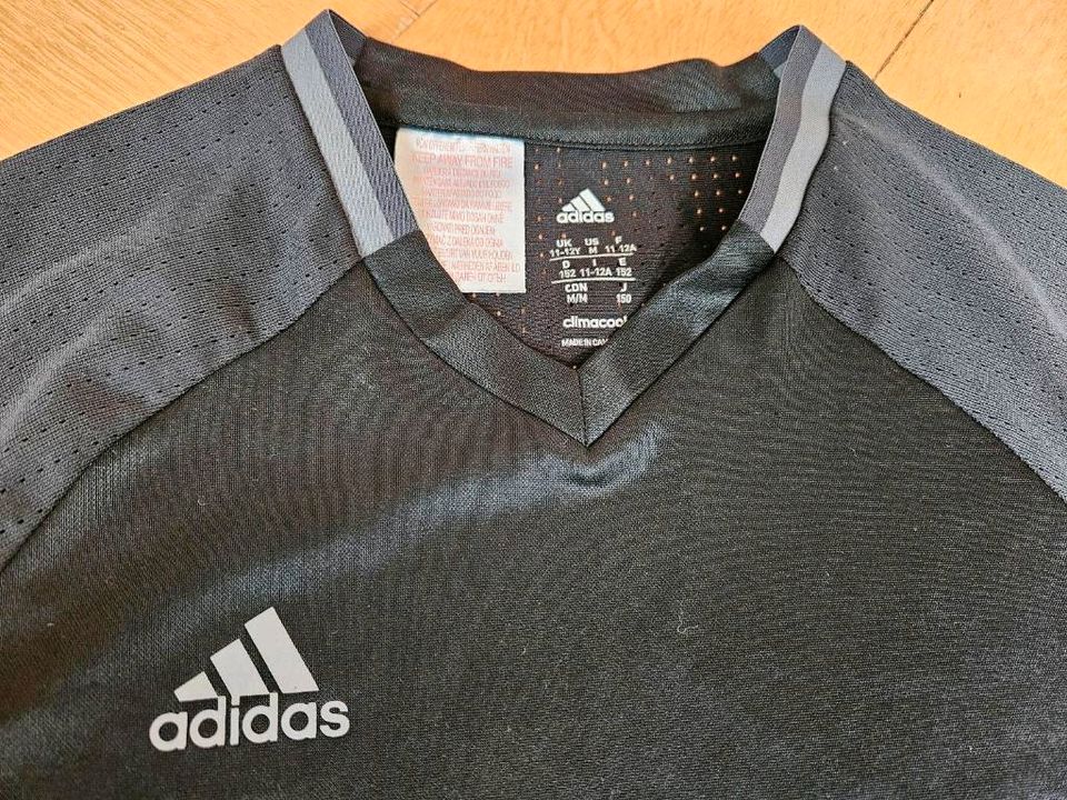 Adidas Original Sport Shirt Gr. 152 schwarz grau in Leipzig