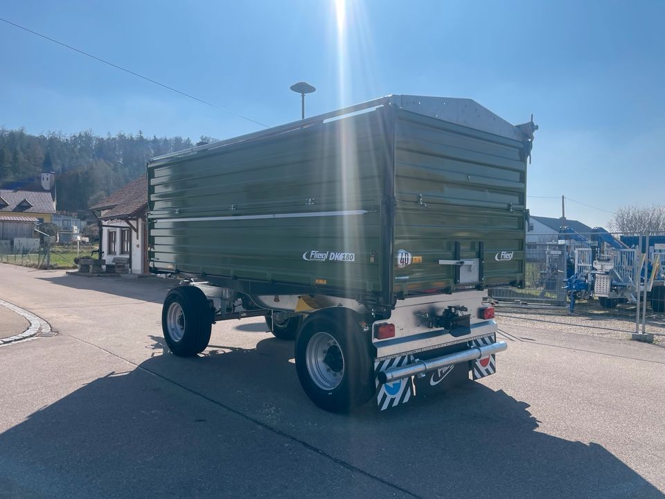 Fliegl 2 Achs 3 Seitenkipper DK 180 Kipper Anhänger Traktor in Rennertshofen