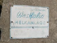 Altes Blechschild Westfalia Melkanlage aus den 1950er Baden-Württemberg - Bad Waldsee Vorschau
