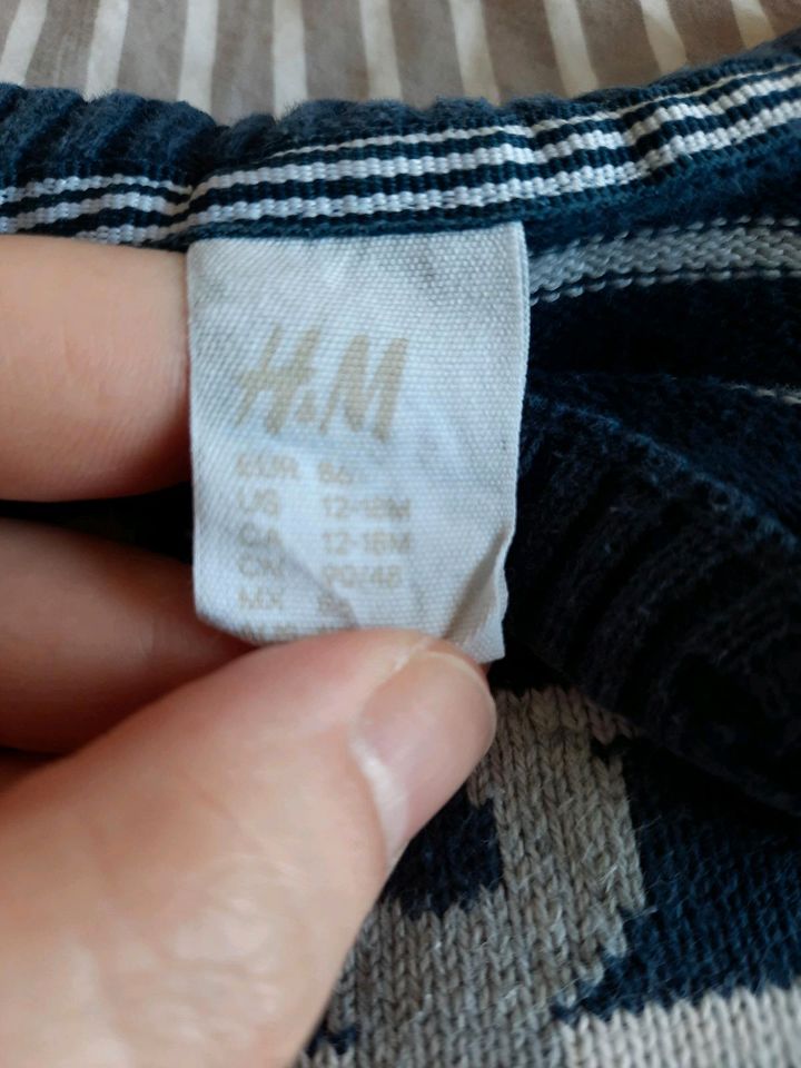 Pullover, maritim, H&M, Größe 86 in Tremsbüttel