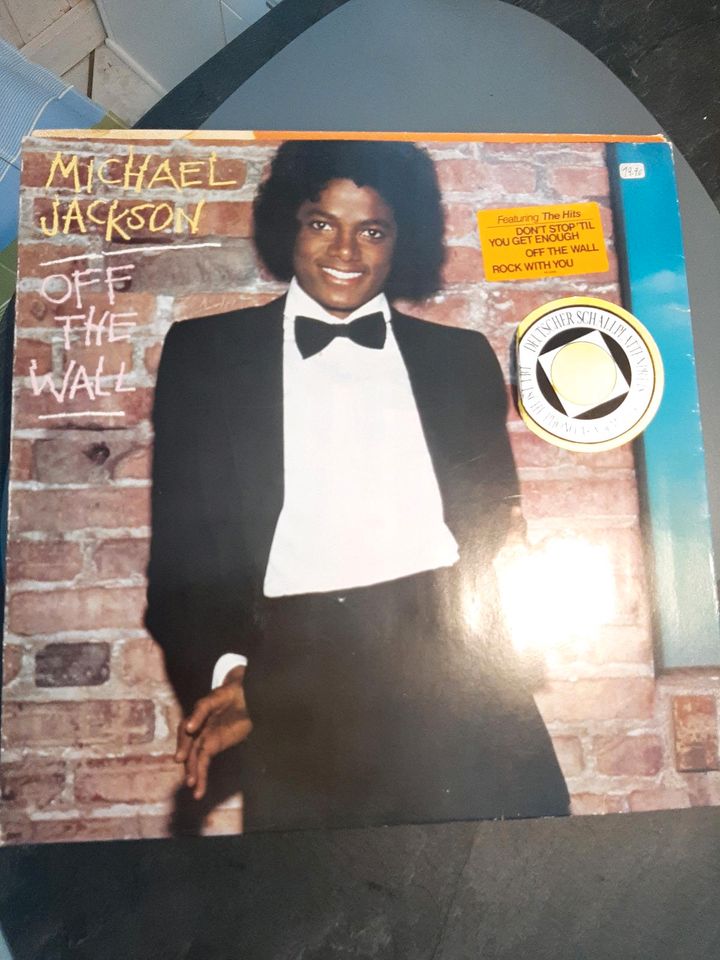 Zwei Schallplatten  MICHAEL JACKSON UND Hanne Haller in Selb