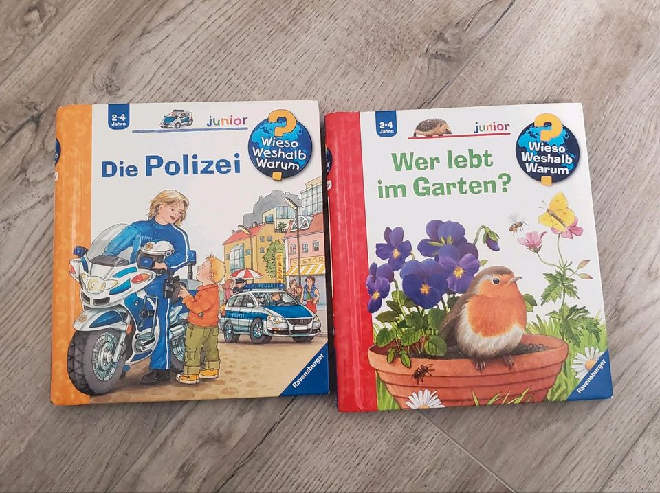 Wieso weshalb warum? Bücher die Polizei und wer lebt im Garten? in Kippenheim