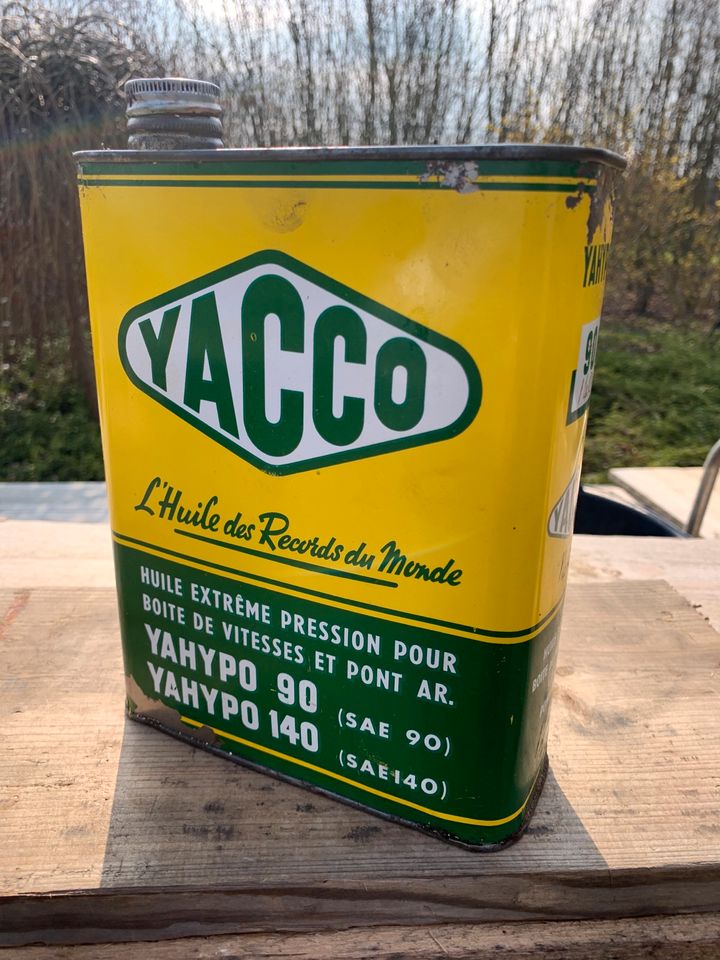 Yacco Öldose 50er Jahre Vespa Scooter Deko Garage Sammlung in Korschenbroich