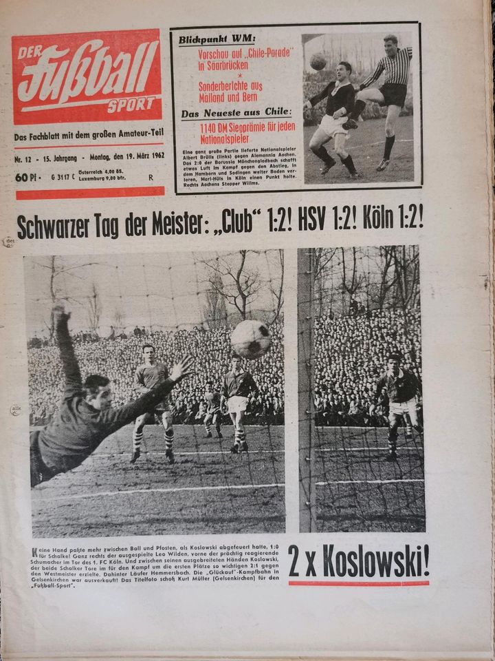Fußball Zeitschriften /Der Fußball Sport Jahrgang 1962 fast kompl in Dessau-Roßlau