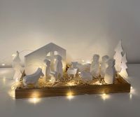 Handmade Krippe Holz Raysin Weihnachten Geschenk Edna näht Hessen - Langgöns Vorschau