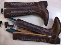 Stiefel, Cowboy Schuhe Buffalo Gr 40 Leder braun, Lederschuhe Niedersachsen - Stolzenau Vorschau