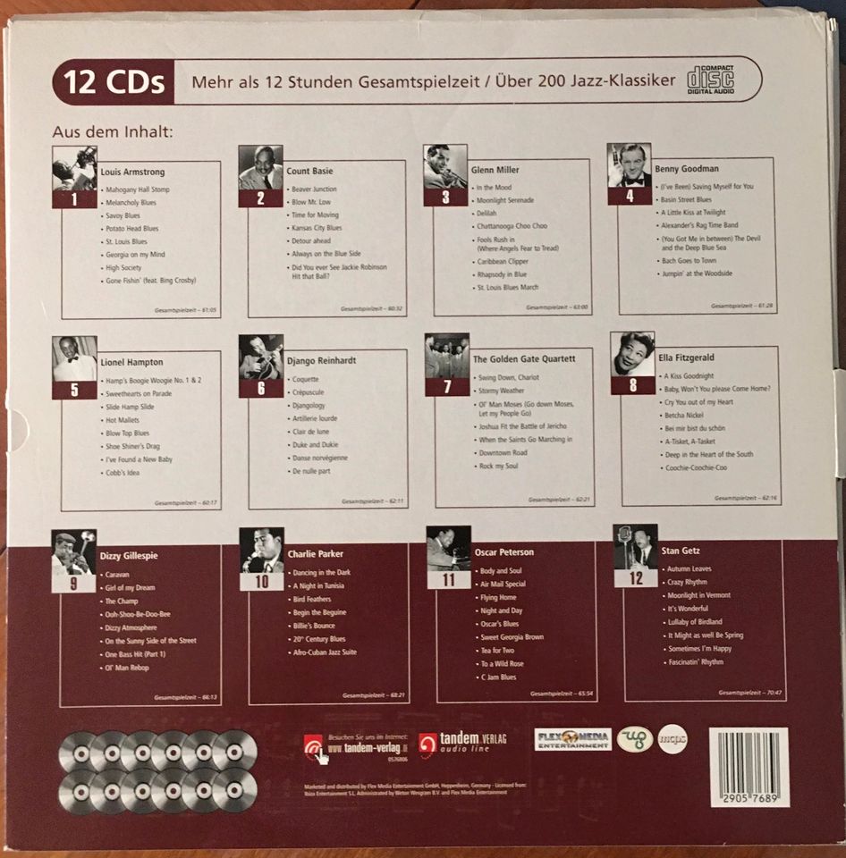 Jazz Masters CD Compilation in Oldenburg