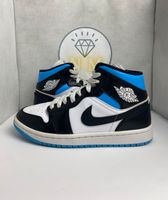 ✅Nike Jordan 1 Mid University Blue Hellblau/Weiß 38 US 7 Sneake Sachsen - Treuen Vorschau