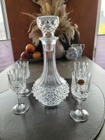 Kristallflasche mit Glasstopfen, mit 4 Gläsern . Kreis Pinneberg - Schenefeld Vorschau