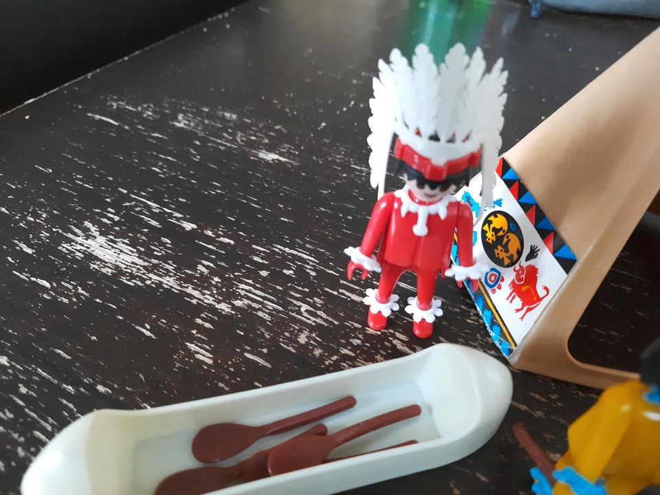 Playmobil Klicky Indianer Set Tipi Zelt Häuptling in Hagen im Bremischen