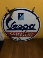 Suche Vespa Servizio Schild Alu Version Bayern - Traunstein Vorschau