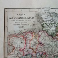 Deutschlandkarte (Nachdruck von 1851) Dresden - Loschwitz Vorschau