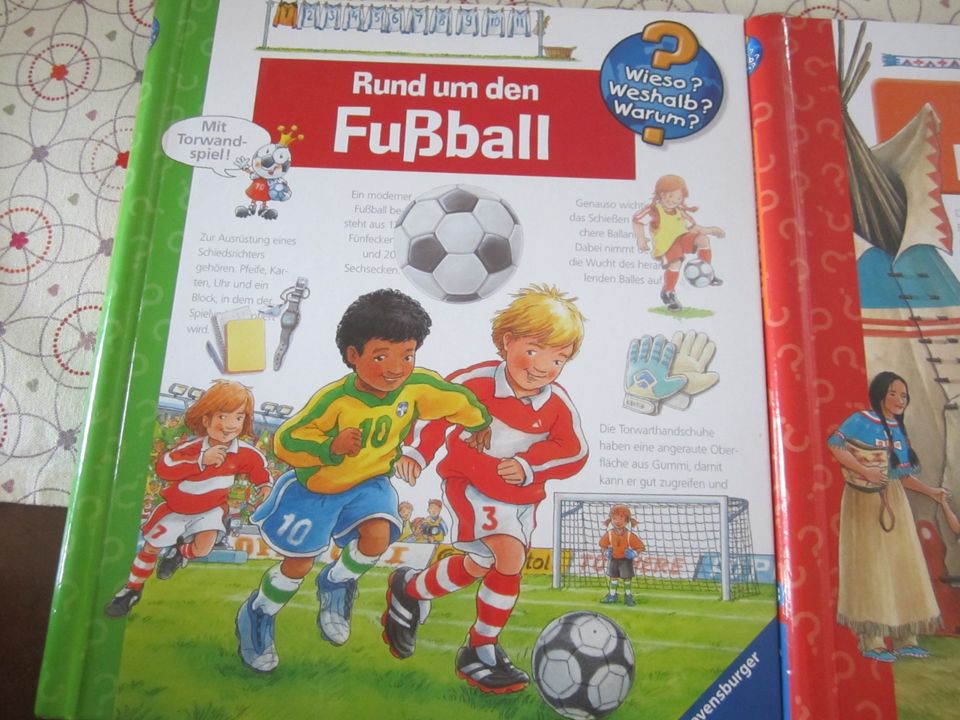 Wieso? Weshalb? Warum? Bücher Fußball , Indianer , Piraten cool in Dillingen (Saar)