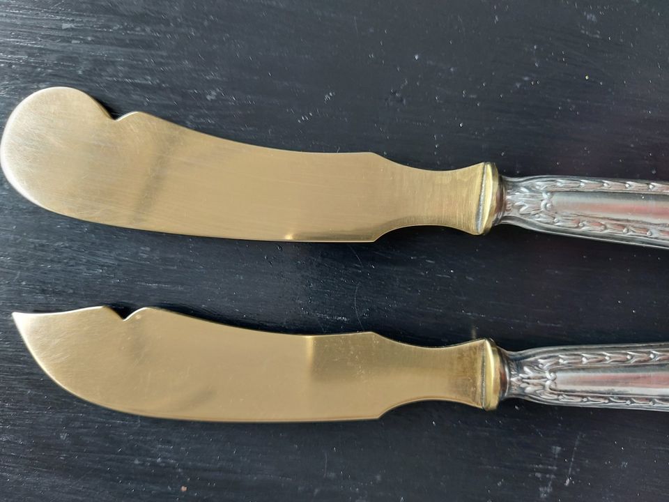 Altes Butter und Käsemesser 800 Silber in Moers