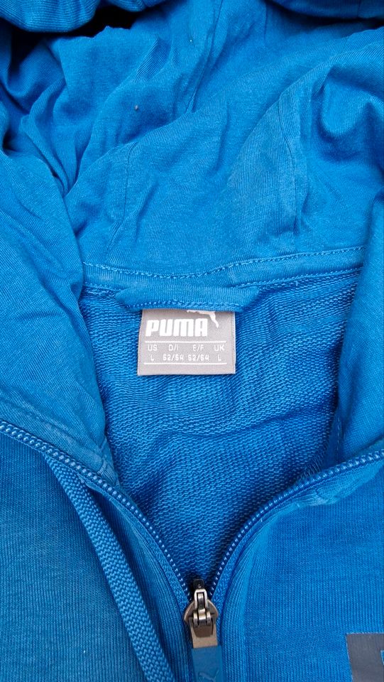 PUMA Trainingsanzug, Gr. L, mittelblau in Emden