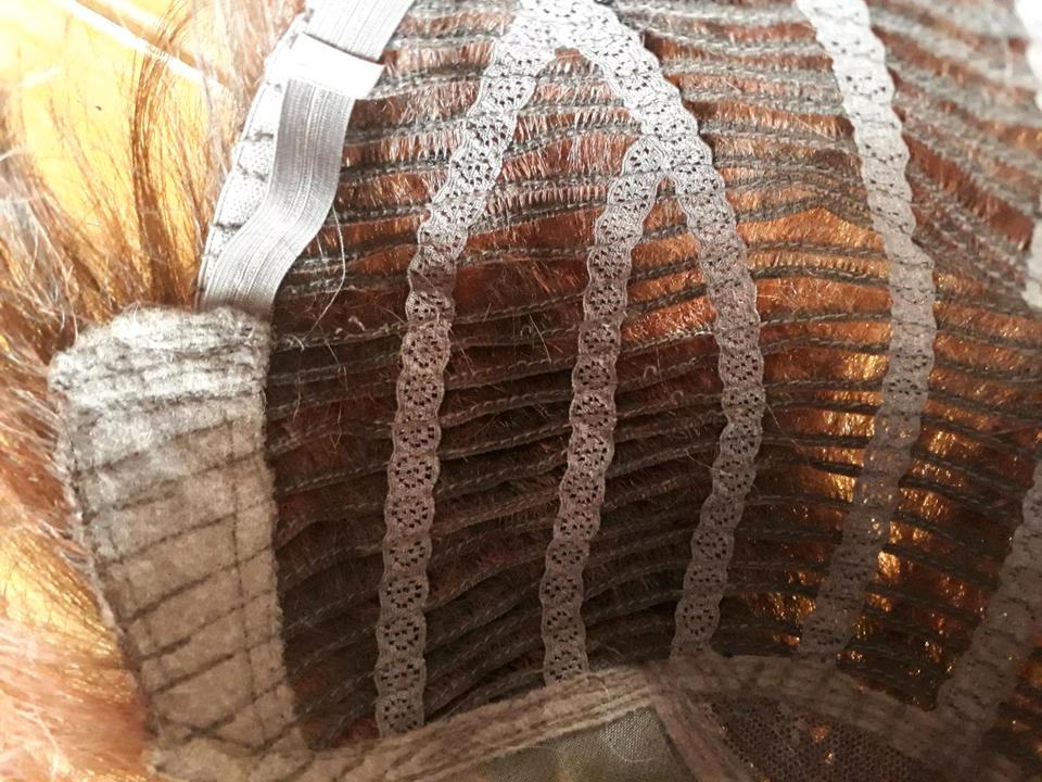 Echthaarperücke von Gisela Mayer, dunkler Rotton, Neuwertig in Lustadt