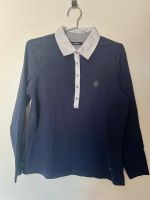 Walbusch Langarmshirt mit Kragen blau weiß Größe 36 Nordrhein-Westfalen - Detmold Vorschau