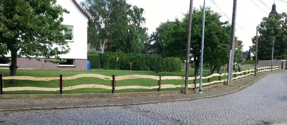 Zaun, Sichtschutz, Carport, Garage, Robinie in Krostitz