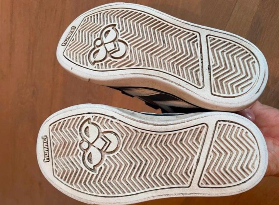Hummel Sneaker Turnschuhe 28 Stadil High anthrazit grau Klett in Hamburg
